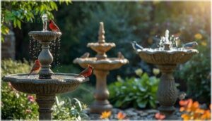 choosing the right bird bath fountain