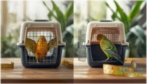 choosing the right bird carrier size