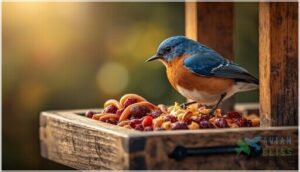 choosing the right food for bluebirds