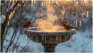 choosing the right heater for your bird bath