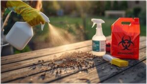 cleaning and sanitizing the original area cleaning and sanitizing the original area