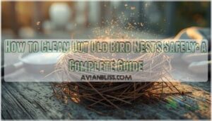 cleaning out old bird nests safely