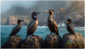 comparison with other cormorant species