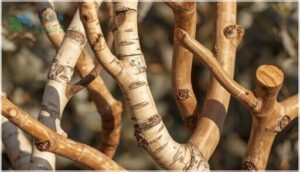 custom cut wooden branch perches