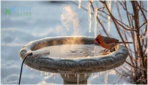 de-icer add-ons for existing bird baths
