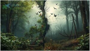 decline in endemic and migratory birds