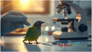diagnosing avian malaria in birds