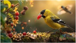 diet, foraging, and coloration