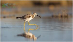 distinctive bright yellow legs