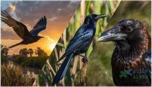 distinctive features of florida’s black birds