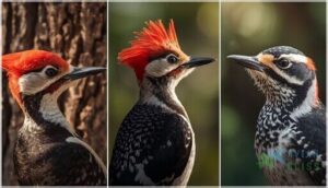 distinctive head and crown features