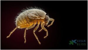 distinguishing features (legs, hairy back)