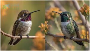 distinguishing juveniles from females