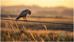 do birds use power lines for hunting