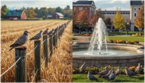 dove habitats and distribution in ohio