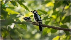 downy woodpecker features