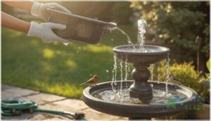 easy access for refilling and cleaning