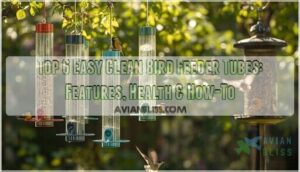 easy clean bird feeder tubes