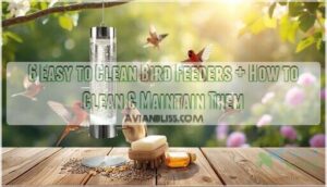 easy to clean bird feeders