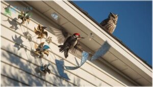 effective methods to scare woodpeckers away