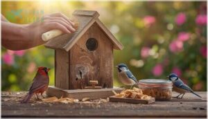 encouraging healthy birdhouse habitats