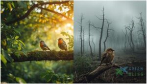 environmental factors influencing bird illness