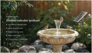 essential accessories for waterfall bird baths