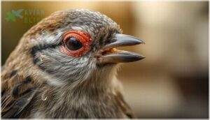 eye discharge and wheezing