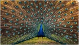 feather display and posturing