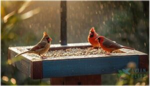 feeder bases and platforms