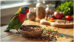 feeding tips for a balanced parrot diet