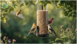 finches that love thistle seeds
