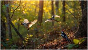 flight and foraging behaviors