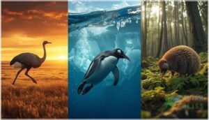 flightless and unique bird species