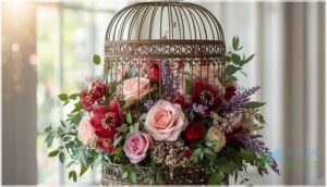 floral arrangements and faux plants