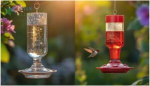 glass vs. plastic feeders