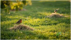 grass clippings and straw from lawns