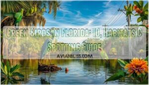 green birds in florida