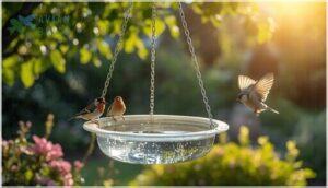 hanging bird baths