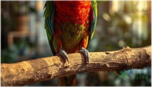 health benefits of natural wood perches for birds