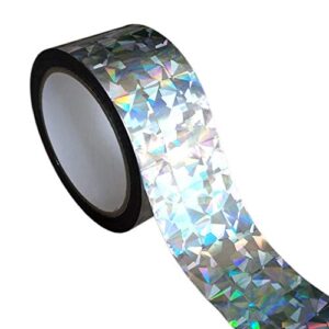 Holographic Reflective Bird Ribbon, 2in B07KP3VH9W