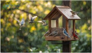 hopper bird feeders