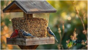 hopper feeders for large seed capacity