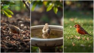 how birds become infected with worms
