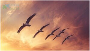 how birds coordinate and communicate in v formation