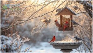how can people support birds in winter
