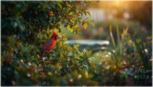 how do cardinals choose nest sites