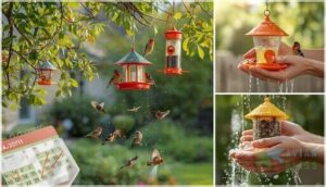 how often should you clean bird feeders