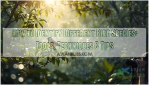 how to identify different bird species