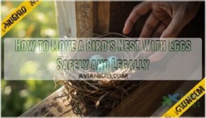 how to move a birds nest with eggs how to move a birds nest with eggs